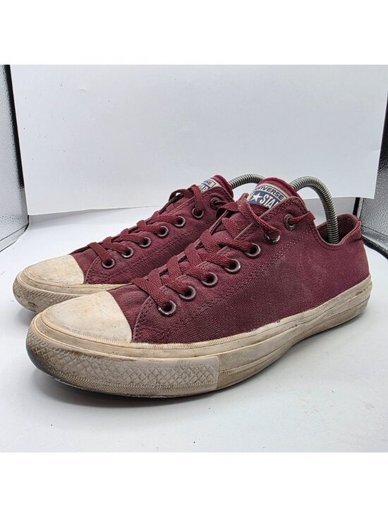 Converse Chuck Taylor All Star II 2 Low Maroon Mens 9.5 Lunarlon Insole 150150C main image 5